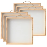 6 Pack: 12" x 12" Whitewashed Framed Wood Sign by Make Market®