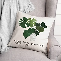 Enjoy Every Moment 18" x 18" Throw Pillow