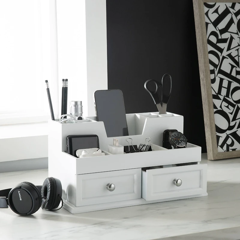 Organize It All White Accessory Organizer