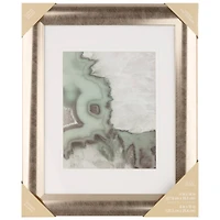 Gallery Metallic Gold Scooped Frame with Mat by Studio Décor