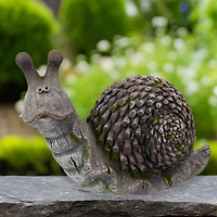 15" Slowpoke Snail Outdoor Garden Statue