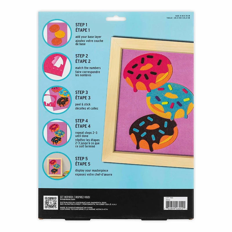 VIVID by Brea Reese® Donuts Felt Art Kit