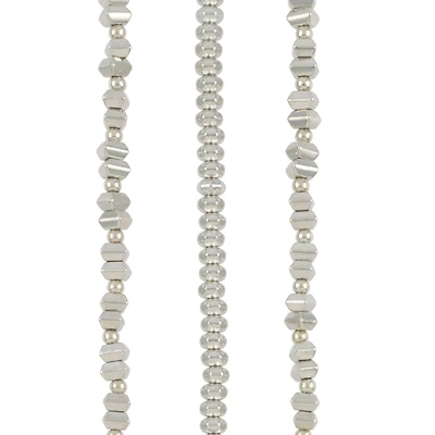 Silver Metal Bead Mix by Bead Landing™