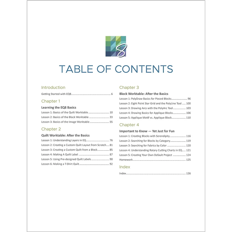 Electric Quilt 8 Lessons for Beginners