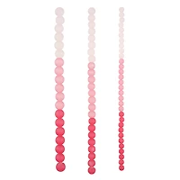 Pink Ombre Glass Round Beads by Bead Landing™