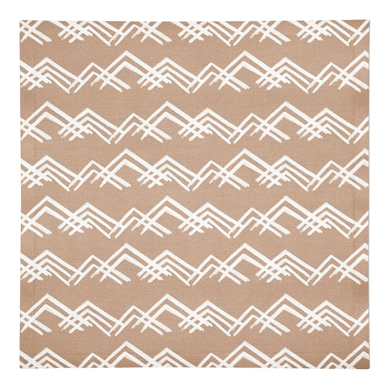 Blush Mountain Pattern 10" x 10" Cotton Twill Napkin