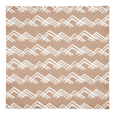 Blush Mountain Pattern 10" x 10" Cotton Twill Napkin
