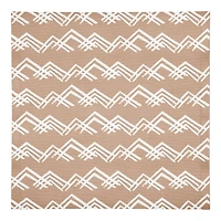 Blush Mountain Pattern 10" x 10" Cotton Twill Napkin