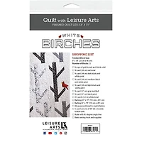 Leisure Arts® White Birches Quilt Pattern