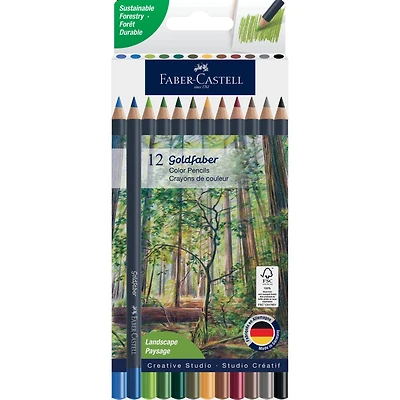 Faber-Castell® Goldfaber Landscape Color Pencils