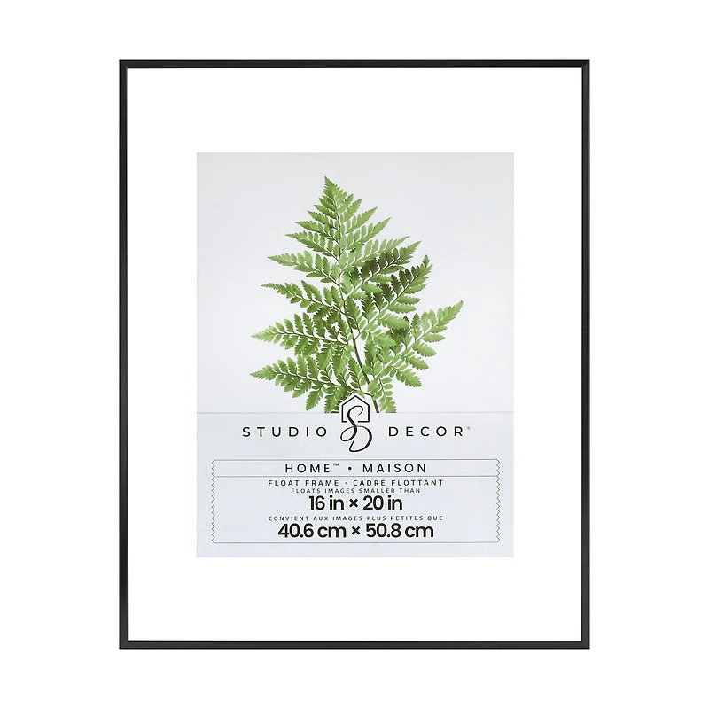 6 Pack: Home™ Black Metal Float Frame by Studio Décor