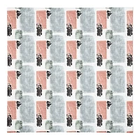 Blue and Pink Abstract 10" x 10" Cotton Twill Napkin