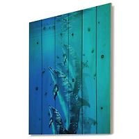 Designart - Dolphin in Blue Sea