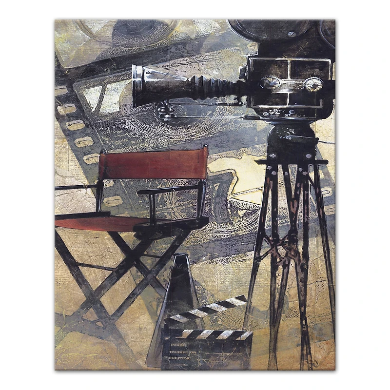 Camera In Production 16" x 20" Canvas Wall Art