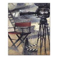 Camera In Production 16" x 20" Canvas Wall Art