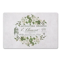 French Beekeeper Floral 27" x 18" Floor Mat