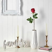 Red Rose Bud Stem, 6ct.