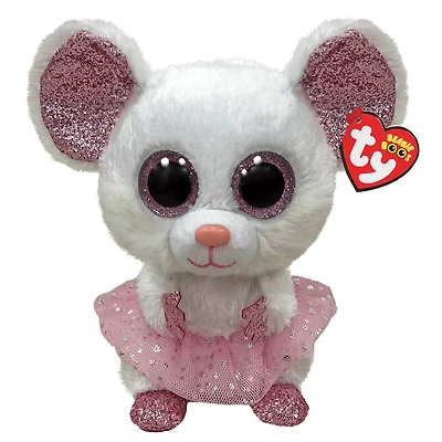 Ty Beanie Boos™ Nina White Mouse Ballerina, Regular
