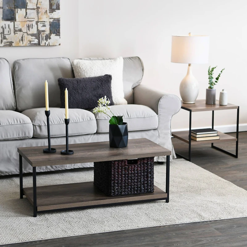 Household Essentials 20" Jamestown End Table