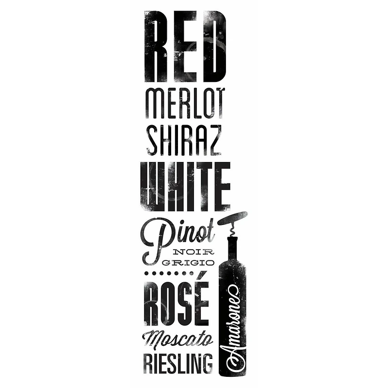 RoomMates Wine Lovers Peel & Stick Wall Decals