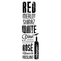 RoomMates Wine Lovers Peel & Stick Wall Decals