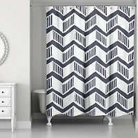 Chevron Shower Curtain