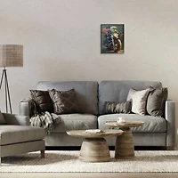 Stupell Industries Patriotic Eagle Motorcycle Framed Giclee Art