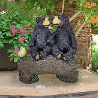 Design Toscano 13" Best Bear Buddies Garden Statue