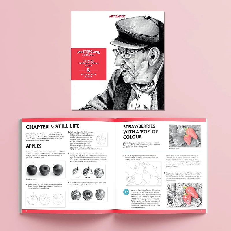 Hinkler Art Maker Masterclass Collection Drawing Techniques Kit