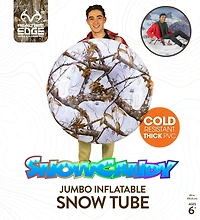 SnowCandy Realtree Jumbo 46" Inflatable Snow Tube