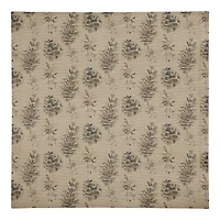 Pine Cones on Brown Cotton Twill Napkin
