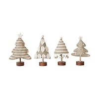 Hello Honey® Wool Felt Christmas Tree with Wood Base Set