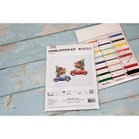 Luca-s The Gift Car Plastic Canvas Counted Cross Stitch Kit