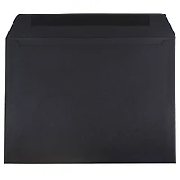 JAM Paper 9.5x12.62 Smooth Black Booklet Envelopes 25ct.
