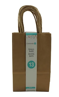 Kraft Small Gift Bags by Celebrate It™