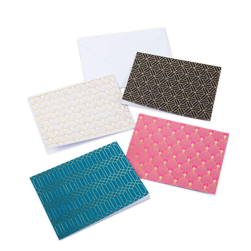 Art Deco Cards & Envelopes by Recollections™, 4.25" x 5.5"