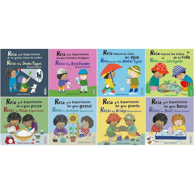 Child's Play Books Rosa's Workshop 1 & 2 Bilingual Book Set