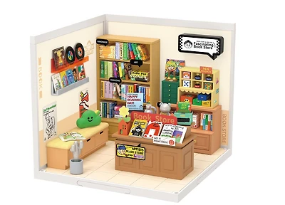 Rolife® Super Creator Fascinating Book Store DIY Miniature Kit