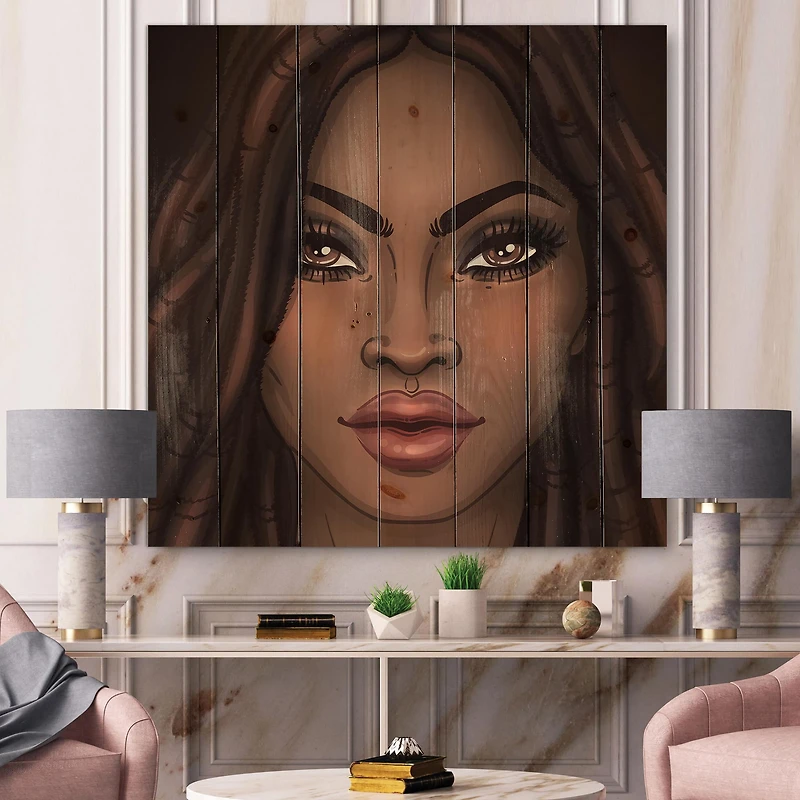 Designart - Portrait of African American Woman I