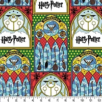 Harry Potter™ Quidditch™ Stained Glass Cotton Fabric