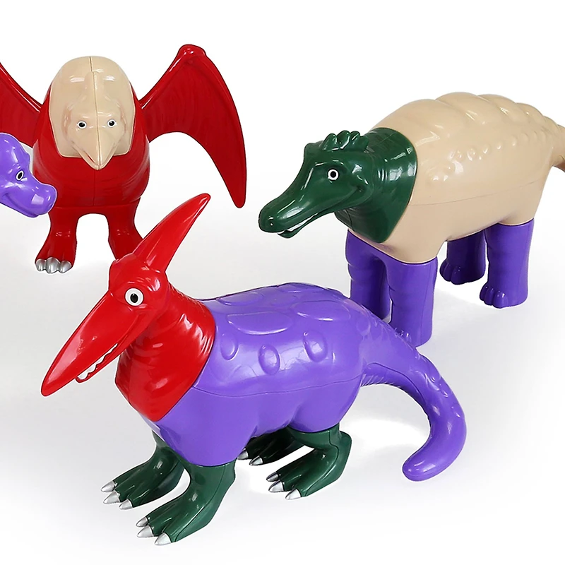 Popular Playthings® Magnetic Mix or Match® Dinosaur Version 2 Play Set