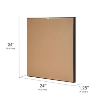 American Art Decor A Faraway Oasis Paper & Linen Wall Art - 24" x 24"