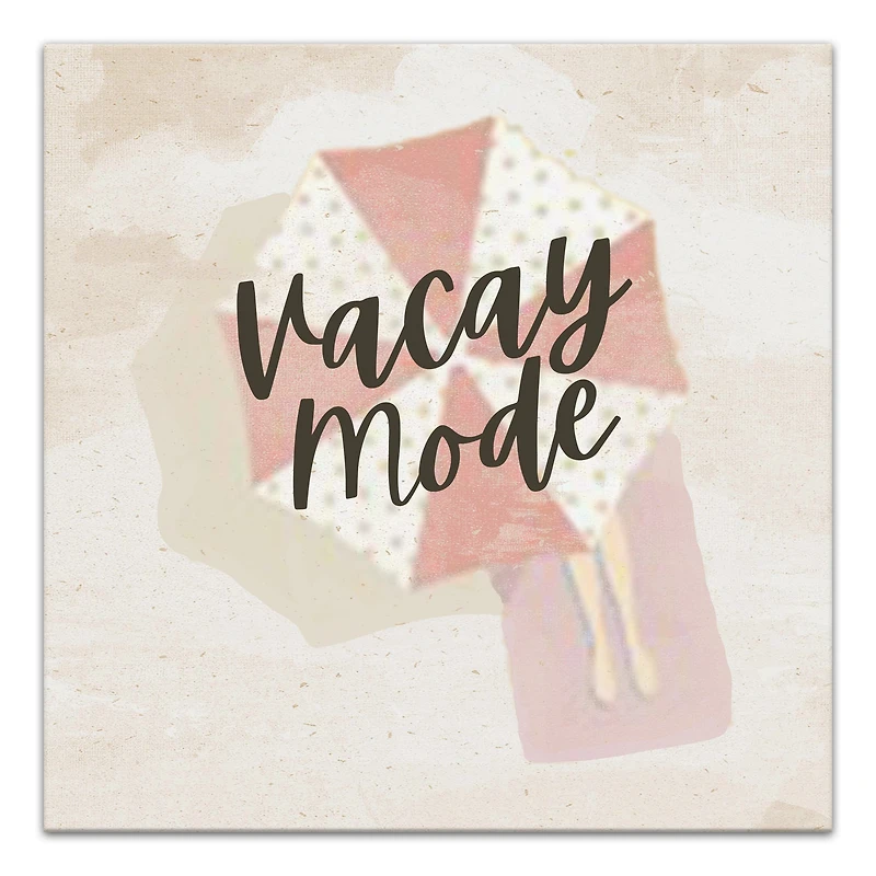 Vacay Mode Canvas Wall Art