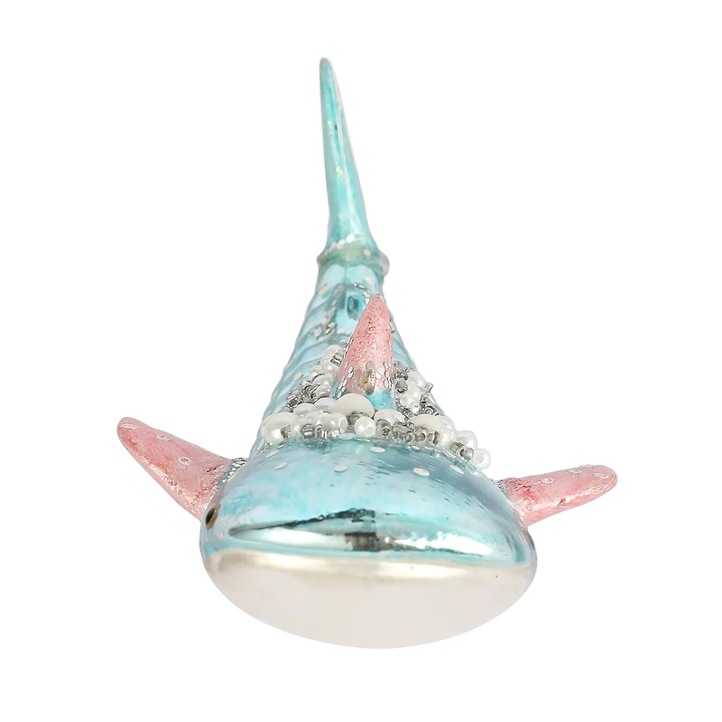5.5" Shark Glass Ornament by Ashland®
