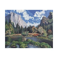 Phyllis Shafer - Autumn in Yosemite Valley Puzzle: 1000 Pcs