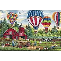 Letistitch Up Up and Away Counted Cross Stitch Kit