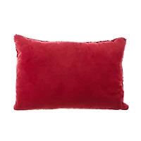 Glitzhome® Hooked Christmas Cat Pillow