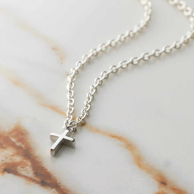 Sterling Silver Cross Icon Charm by Bead Landing™