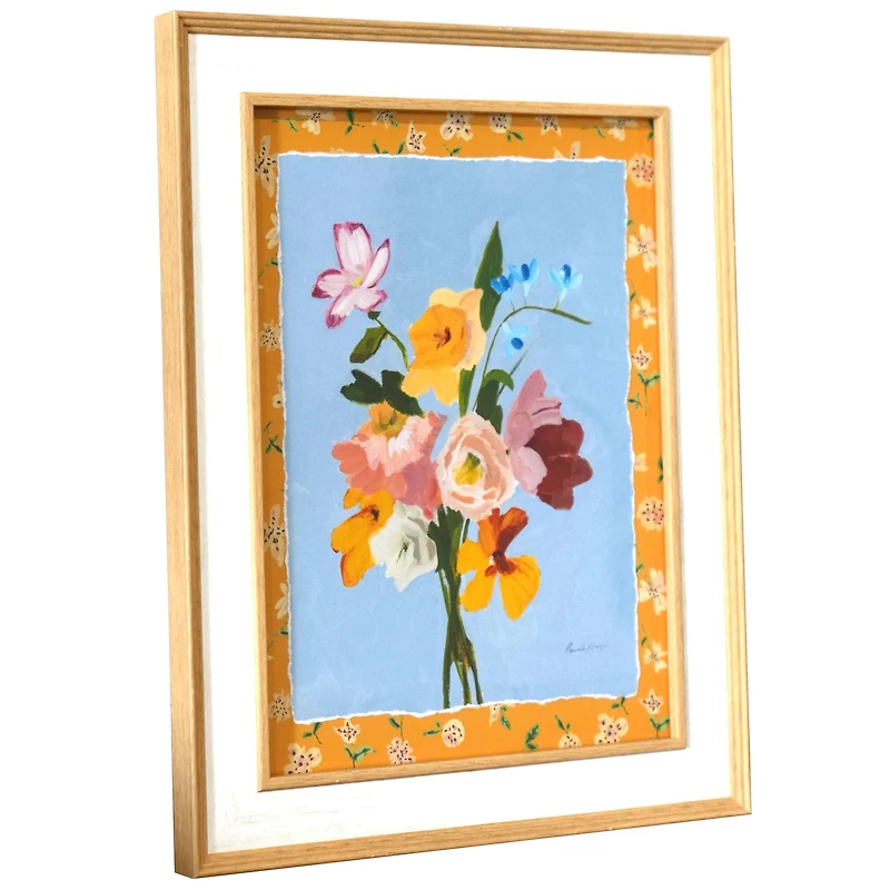 14" Blue, Pink, Orange & Red Still Life Wall Art by Ashland®