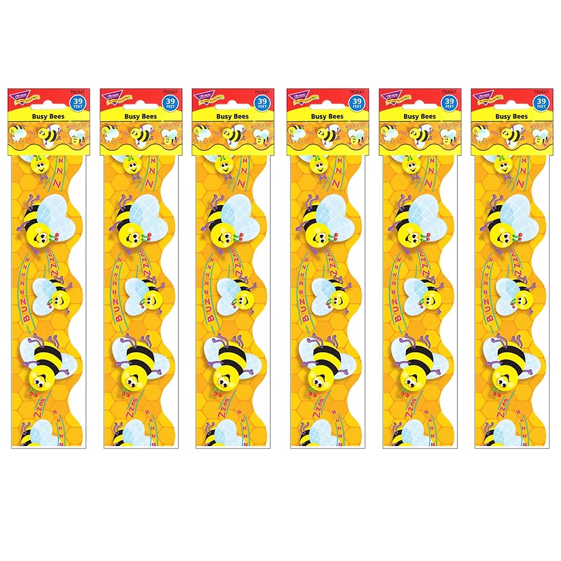Trend Enterprises® Terrific Trimmers® Busy Bees Borders, 234ft.